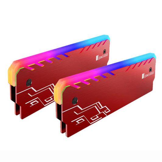 4-1PCS  RAM Heatsink Radiator RGB MOD DDR DDR3 DDR4 Cooling Heat Sink Cooler Vest Aluminum for Desktop Computer PC Memory